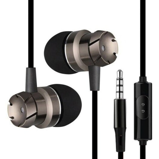 Wired Earphones With 3.5Mm Plug Earbuds Built-In Microphone Portable Headset