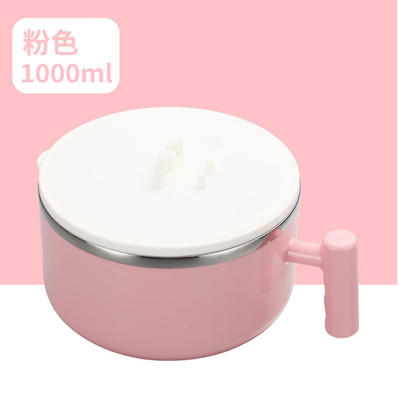 304 Stainless Steel Thermal Lunch Box Japanese Style Creative Noodle Bowl