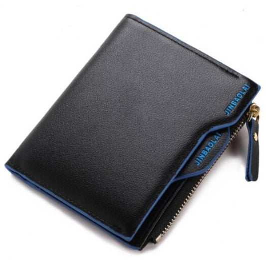 Fashion Men Short Wallet Blue