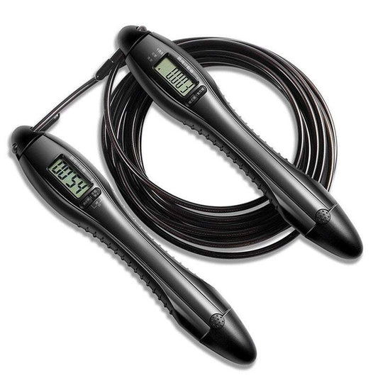 Skipping Ropes Jump Cable Digital Display Counting Calorie Fitness Exercise Training Gym Sports For Kids Adults With Tim