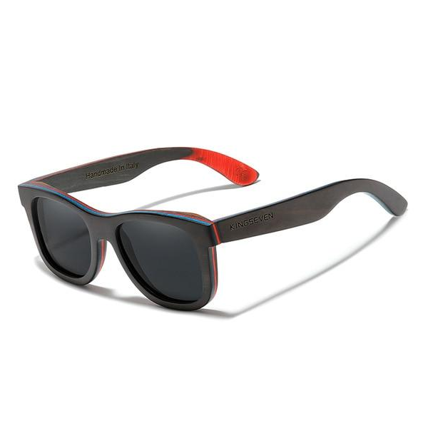 Black Handmade Natural Sunglasses Polarized Gradient Lens
