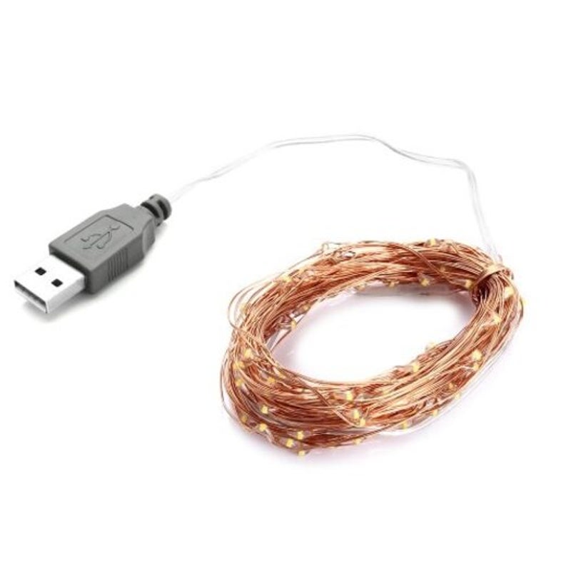 10M 100 Led Usb Decoration Light Strip Copper 1Pc