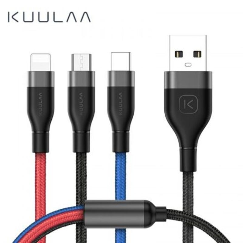 3 In 1 Usb Cable For Mobile Phone Micro Type Charger Multi 30Cm