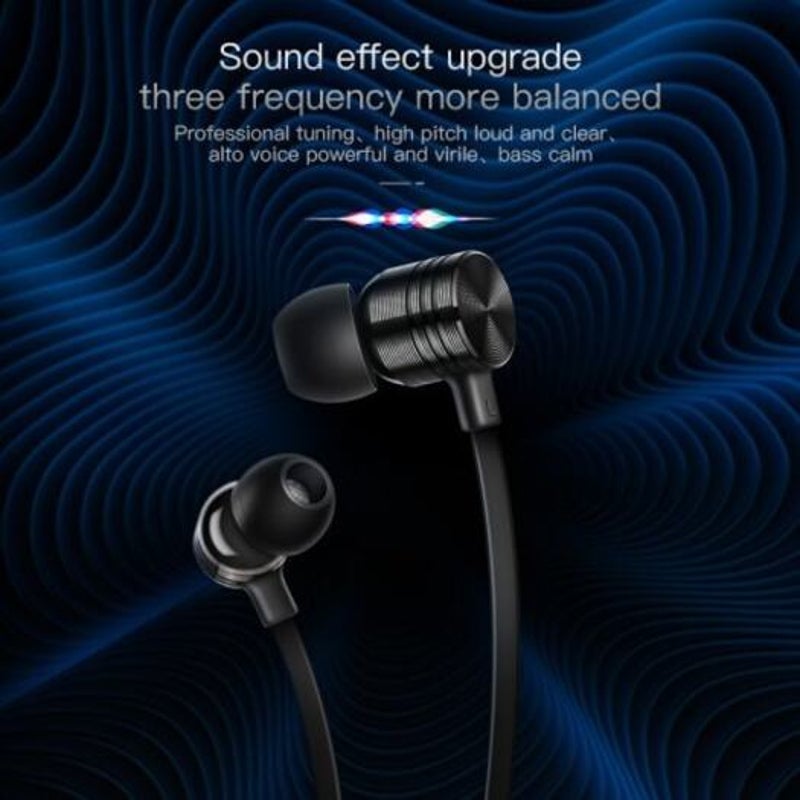 Bluetooth Earphone Wireless Headphone Neckband Sport Handsfree Earbud 5.0 Black