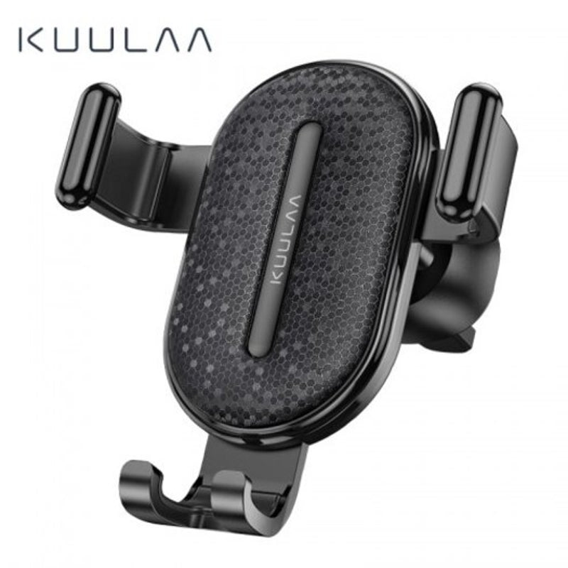 Car Phone Holder Gravity Stand Mobile Support In Mount Black