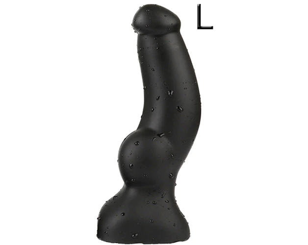 Soft Huge Realistic Dildo Silicone Cock And Balls Dong Gold Black Penis