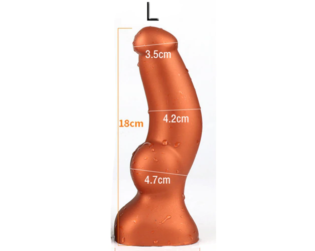 Soft Huge Realistic Dildo Silicone Cock And Balls Dong Gold Black Penis