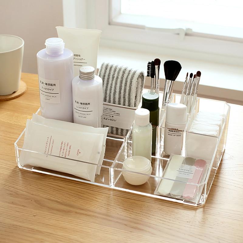 Acrylic Storage Tray Bathroom Organisation Makeup