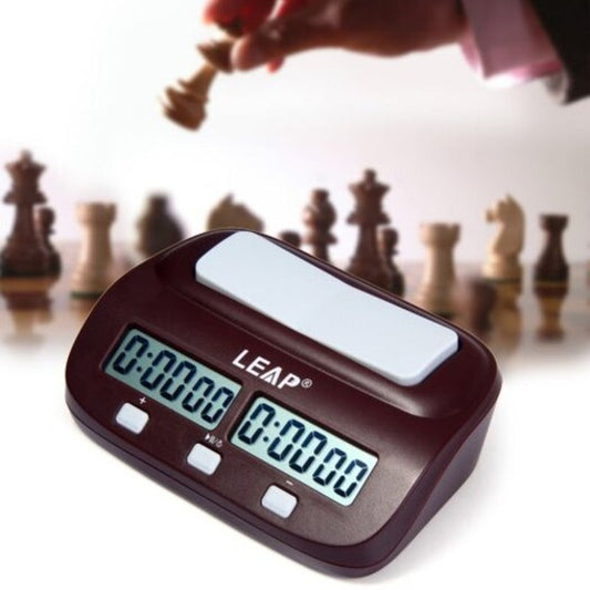 Pq9907s Electronic Chess Clock Timer For I Go Wine Red