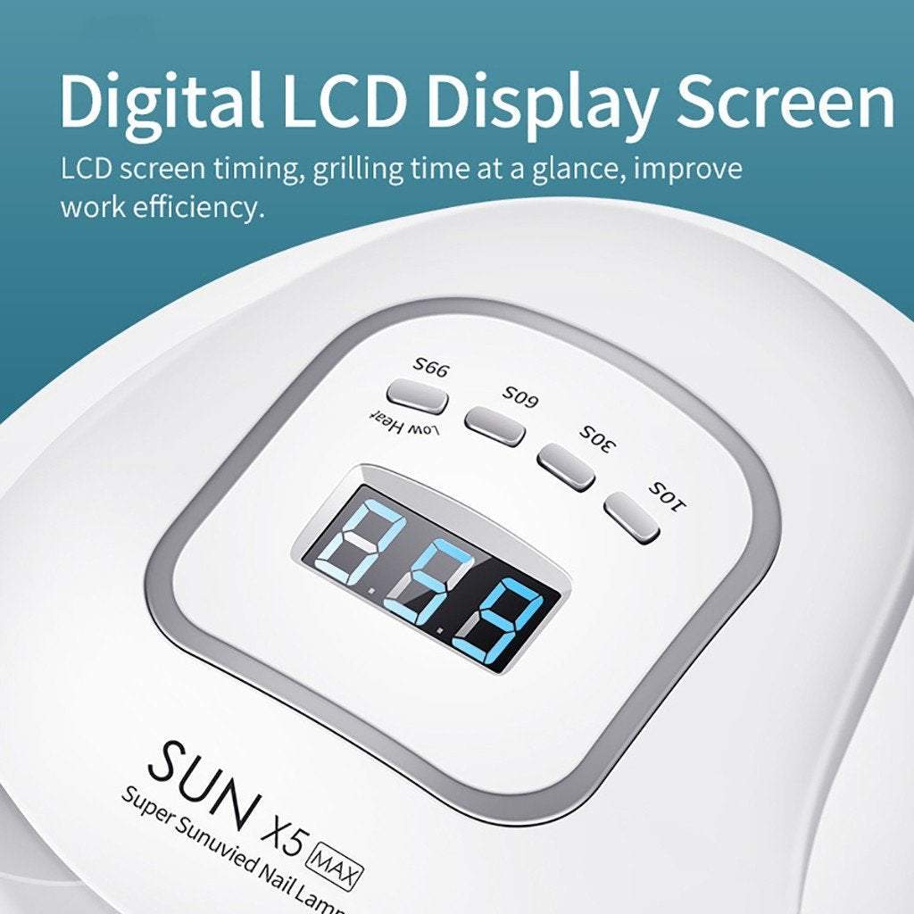 120W Led Uv Nail Gel Curing Lamp Polish Dryer