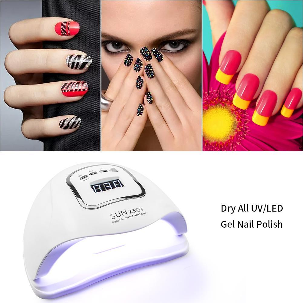 120W Led Uv Nail Gel Curing Lamp Polish Dryer