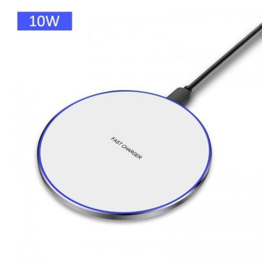 15W Wireless Charger Fast For Phone 10W White Universal