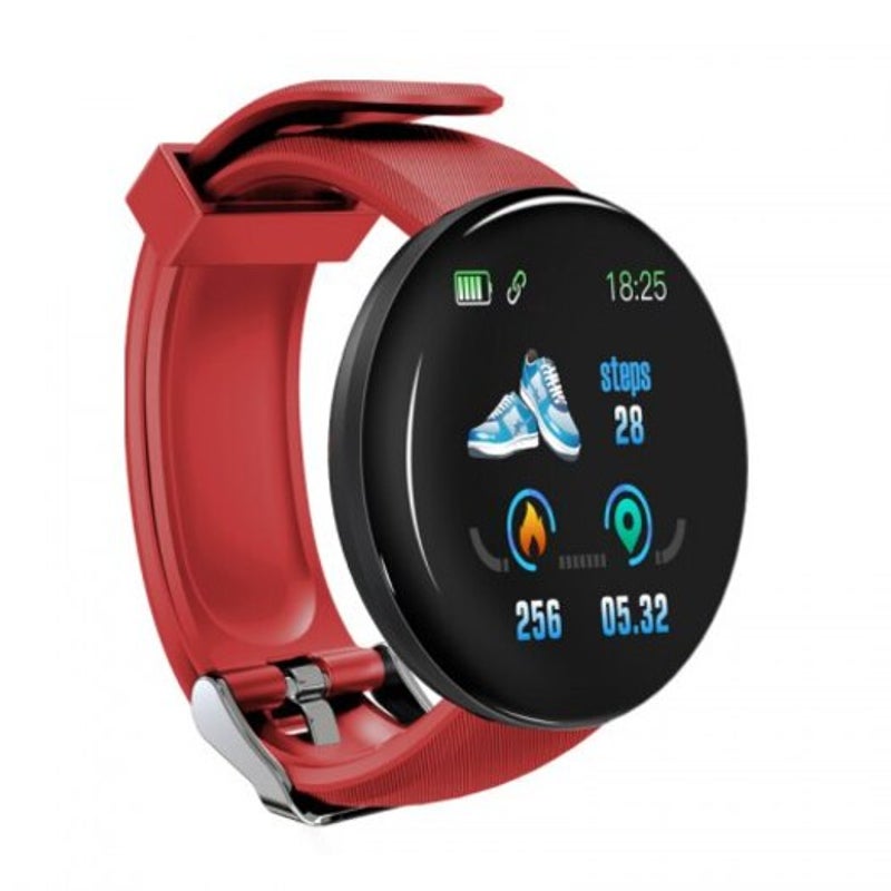 Smart Band Bluetooth Sport Fitness Tracker Waterproof Inteligent Bracelet Smartwatch Red