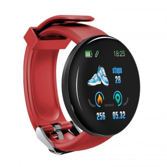 Smart Band Bluetooth Sport Fitness Tracker Waterproof Inteligent Bracelet Smartwatch Red