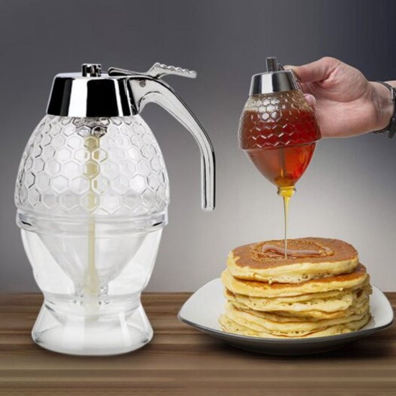 Squeeze Bottle Honey Jar Container Bee Drip Dispenserjuice Syrup Cup Kitchen Accessories Oval