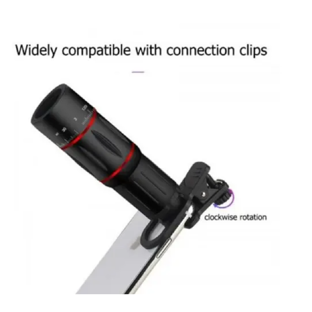 Universal 18X Zoom Lens Hd Monocular Telescope Phone Camera