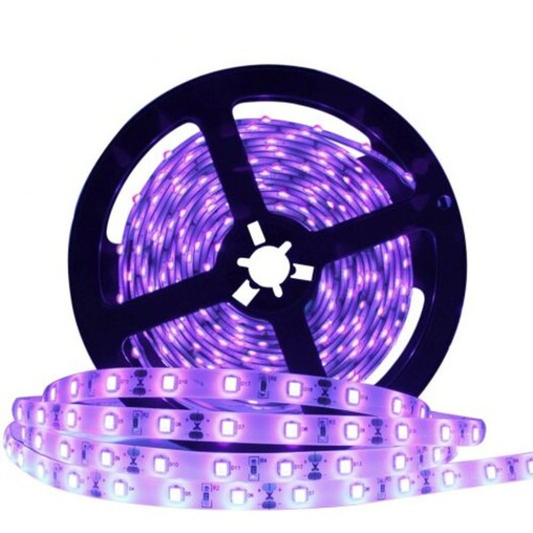 Deepdream Black Light Uv 395 400Nm 3528 Smd Flexible Led Strip Dc12v Purple Meters