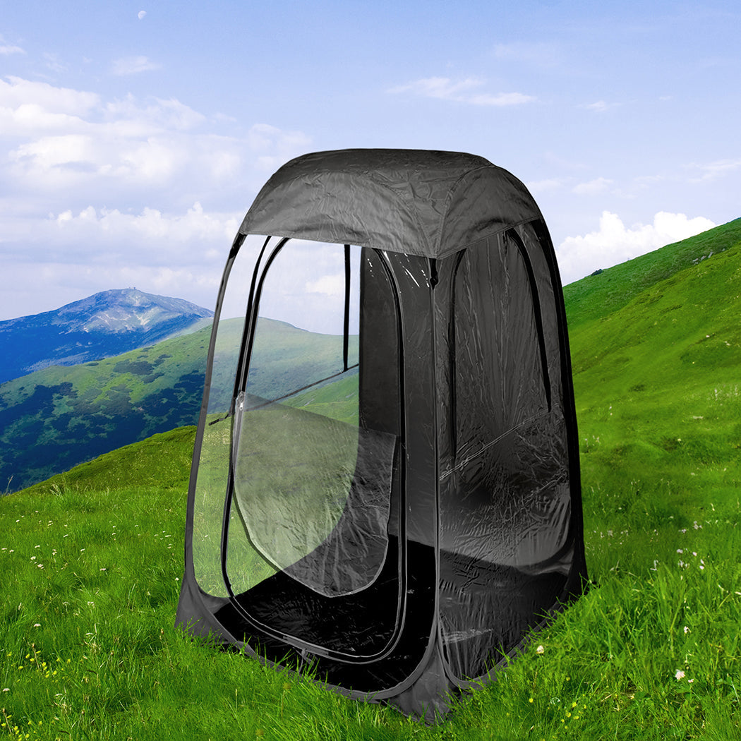 2X Pop Up Tent Camping Weather Shield Black