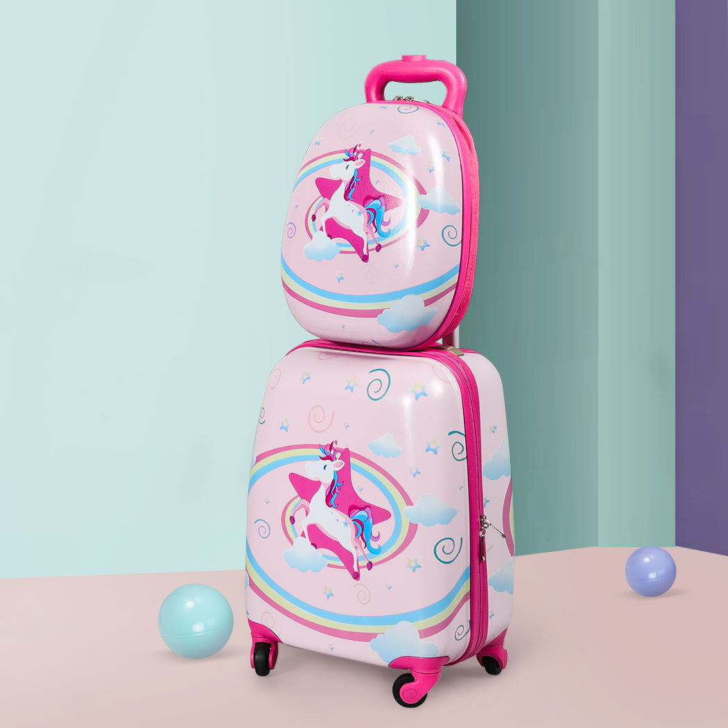 Bopeep 16''13'' 2Pcs Kids Luggage Backpack Set