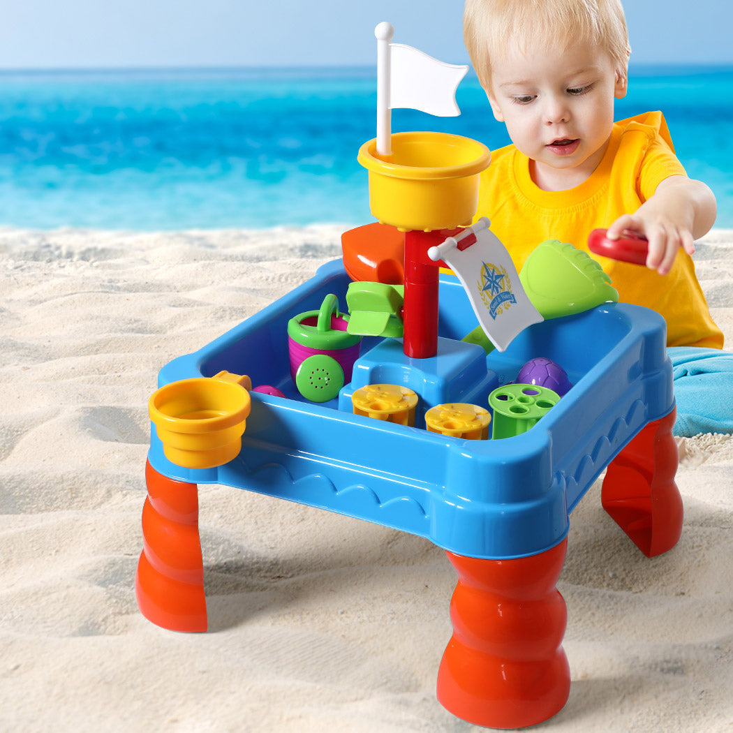 21Pcs Kids Sand Water Activity Play Table