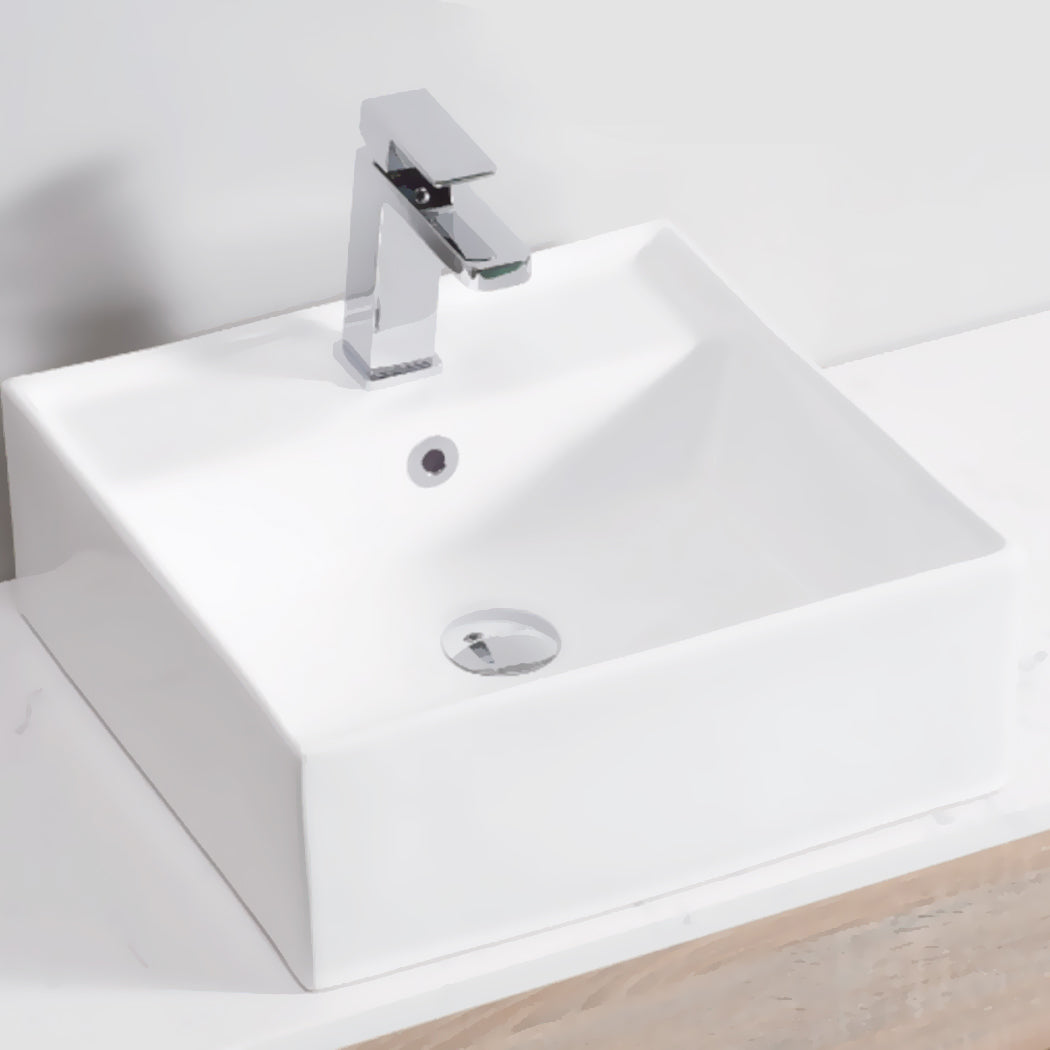 Ceramic Basin Bathroom Wash Counter Countertop Sink For