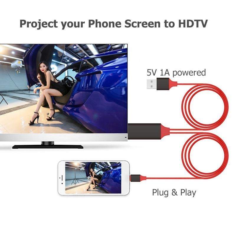 Usb Firewire Hubs 1080P Adapter Cable Lightning To Hdmi For Iphone Ipad Ipod