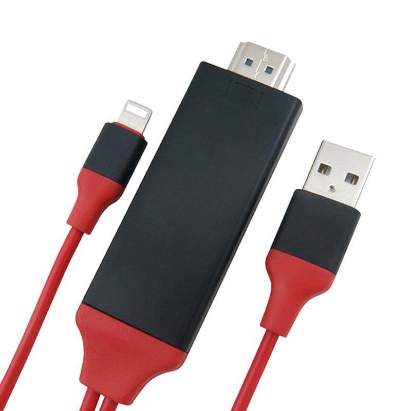 Usb Firewire Hubs 1080P Adapter Cable Lightning To Hdmi For Iphone Ipad Ipod