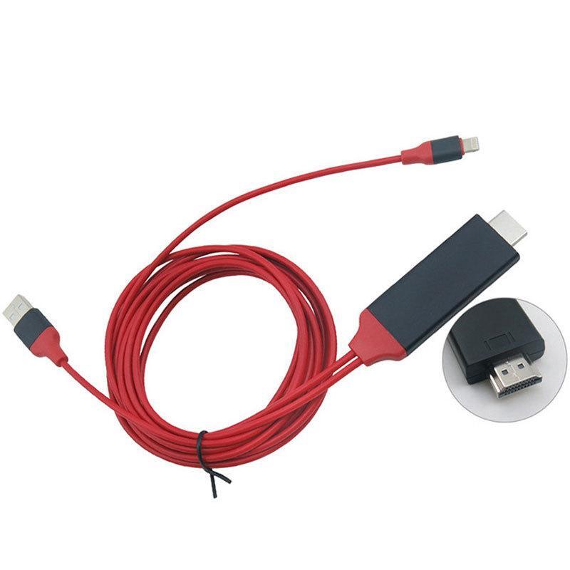 Usb Firewire Hubs 1080P Adapter Cable Lightning To Hdmi For Iphone Ipad Ipod