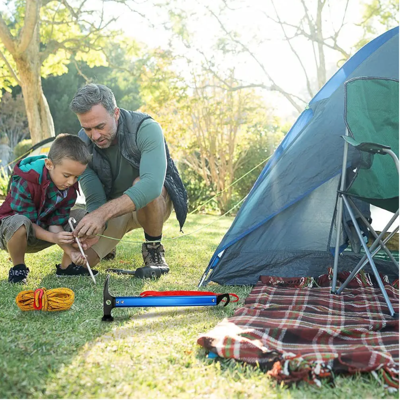 Camping Multiple Functions Hammer Aluminum Hooks Alloy Carbon Steel