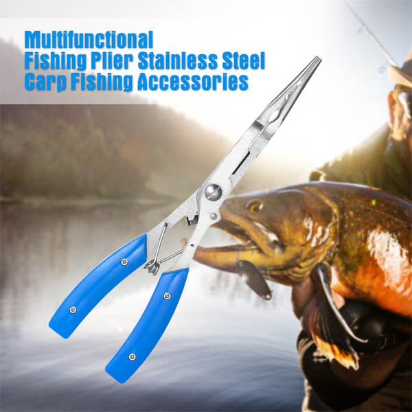 Multifunctional Fishing Plier Stainless Steel Carp Tackle Cut Line Cutter Scissors