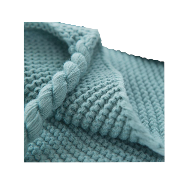1 Sets of Hod Health & Home 1 Sets Of Long Tassel Knitted Blanket Throw