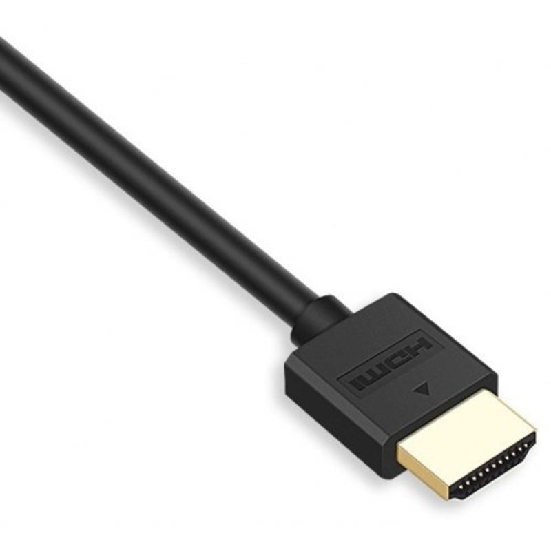 Angle Bend Hdmi 2.0 Connect Cable To Male 2.0M 4K X 2K 60Hz 18Gbps Black