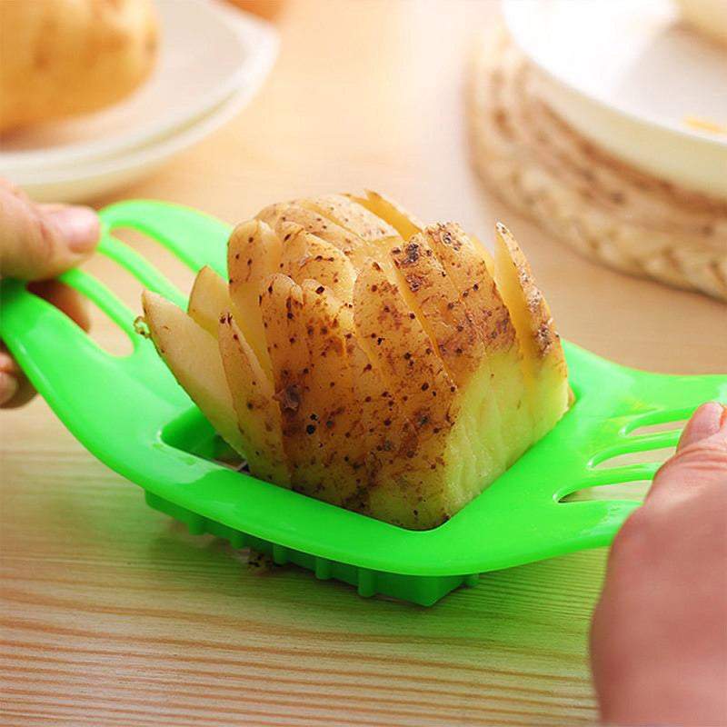 Choppers Slicers Manual Potato Cutter Chip Fun Kitchen Tools
