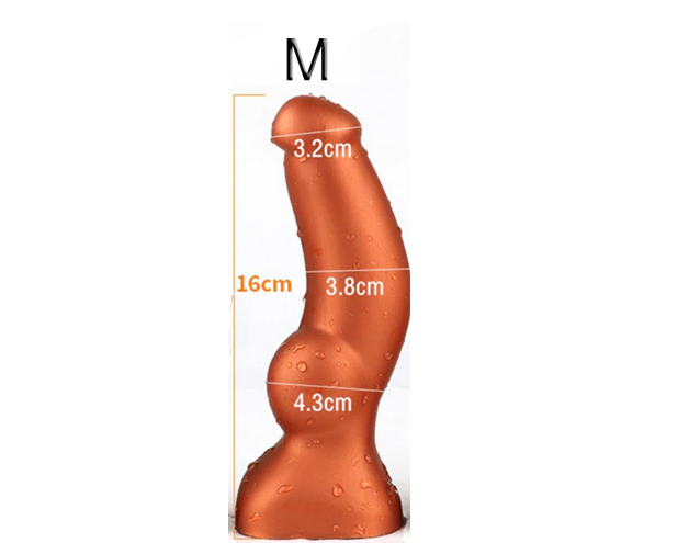 Soft Huge Realistic Dildo Silicone Cock And Balls Dong Gold Black Penis