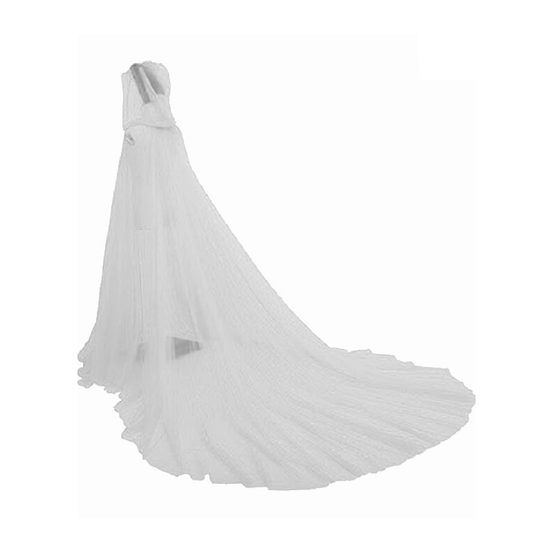 Cosplay Halloween Costume For Women Hooded Tulle Cape Cloak Wedding Bridals Floor Length Black White Red Soft Mesh Cloak