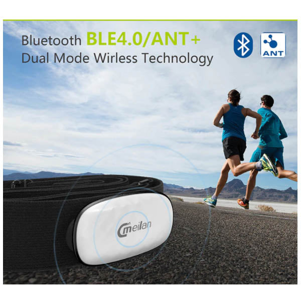 C5 Sports Fitness Pedometer Heart Rate Monitor Tracker Ble Antforbike Computer