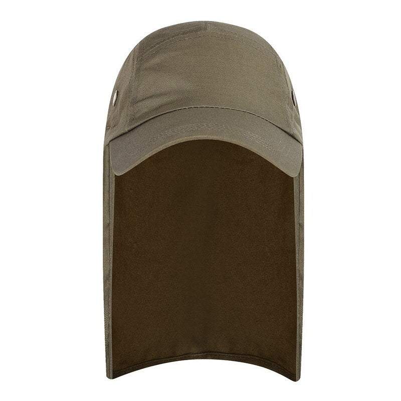 Fishing Tackle Men Women Sun Protection Cap Army Green