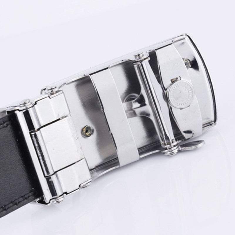Belts Men's Leather Automatic Buckle Fashion Dress