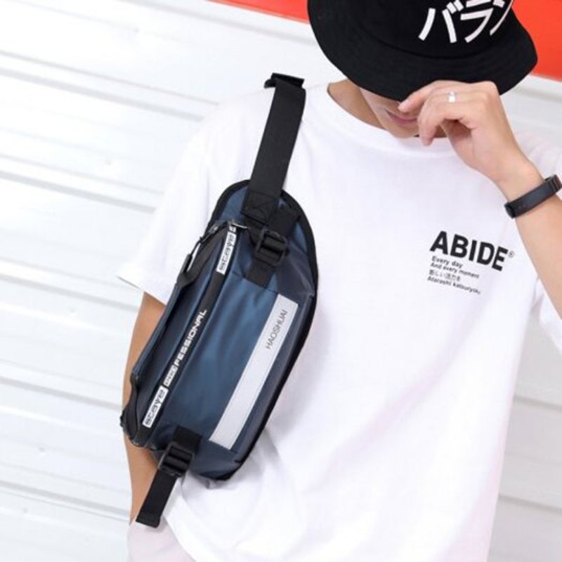Anti-Theft Belt Multi-Functional Portable Waist Crossbody Male Chest Bag
