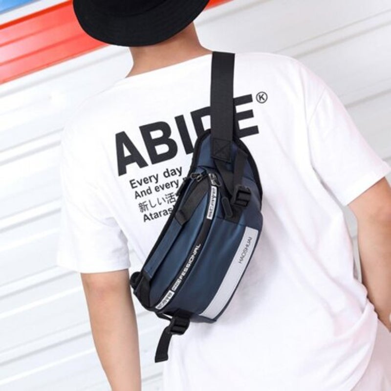 Anti-Theft Belt Multi-Functional Portable Waist Crossbody Male Chest Bag