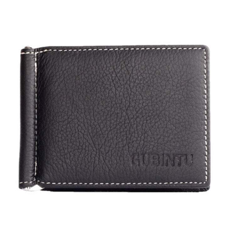 Veile Studios Women's Men Slim Leather Billfold Multifunction Wallet Money Clip