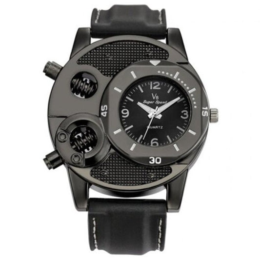Veile Studios V8 Men Stylish Sports Superspeed Quartz Watch Silicone Band Wristwatch
