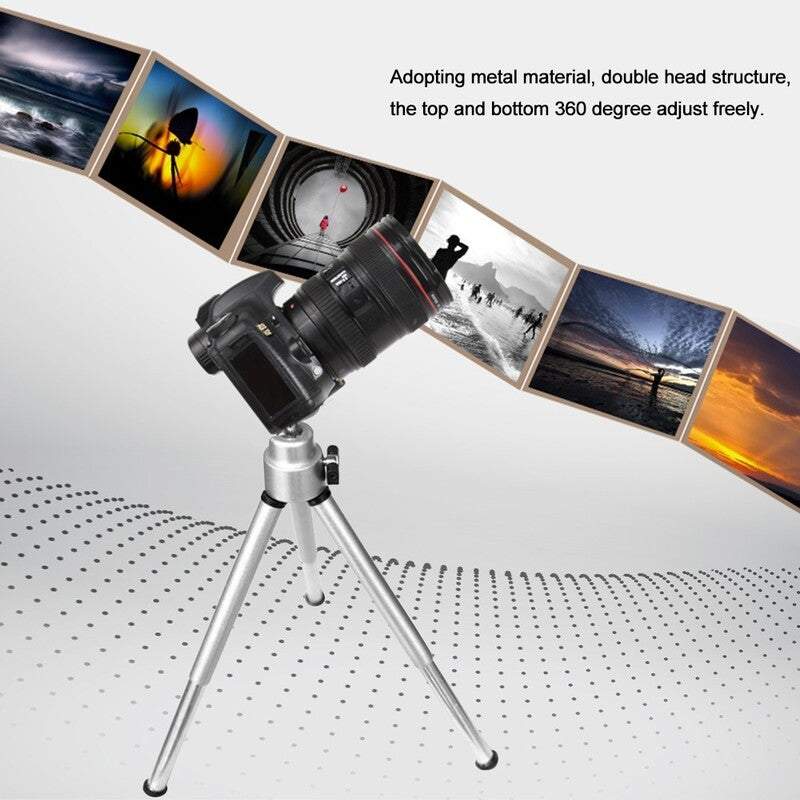 Camera Tripods Gimbals Selfie Sticks Mini Flexible Projector Stand Bracket Aluminium Alloy Holder For Silver