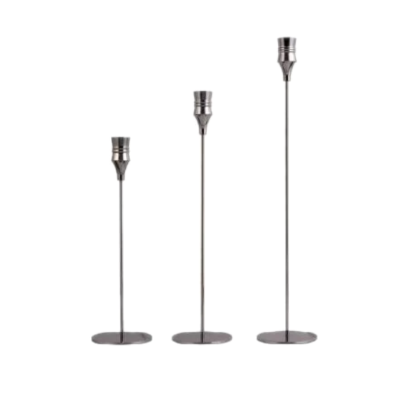 1 Sets of 1 Sets Of Minimalist Candle Holders Modern Simple Decor