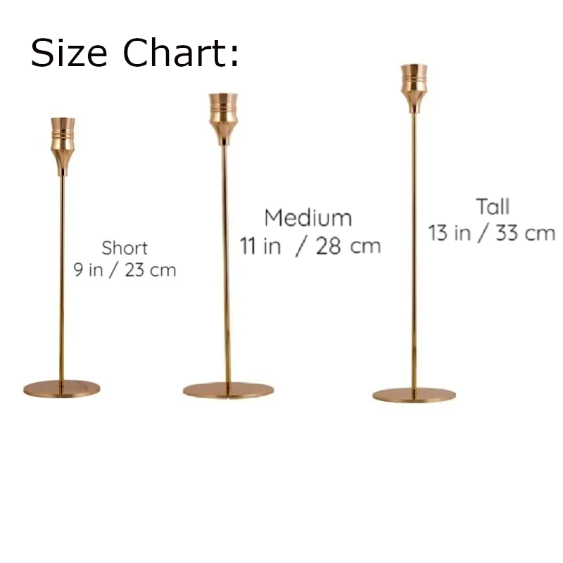 1 Sets of 1 Sets Of Minimalist Candle Holders Modern Simple Decor