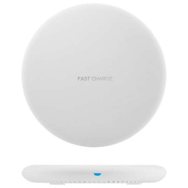 5W / 10W Ultra Slim Qi Qc Fast Quick Charge Wireless Charger Pad With Type Receiver Kit White