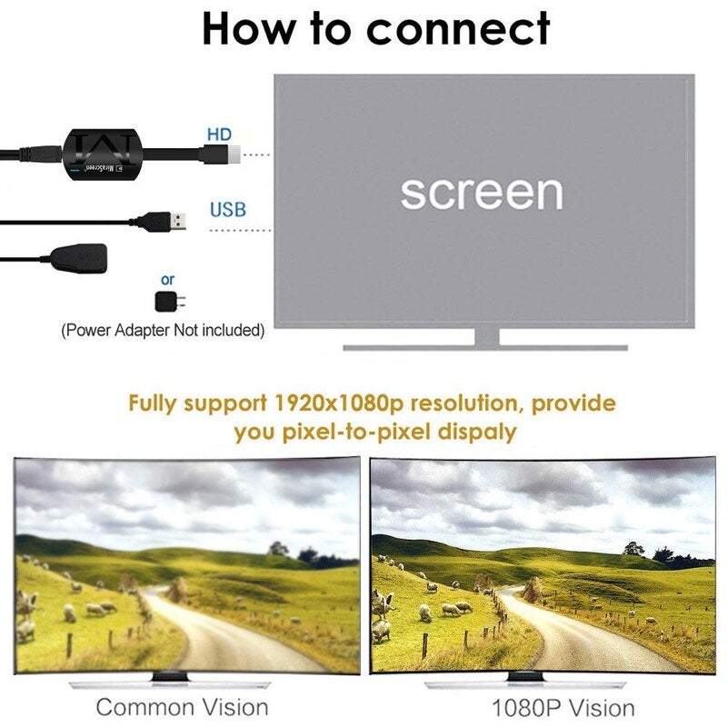 Smart Tv Dongles G4 Wireless Fi Display Receiver 1080P Hd Miracast / Airplay Dlna Mirroring For Android Ios Phone Tablet