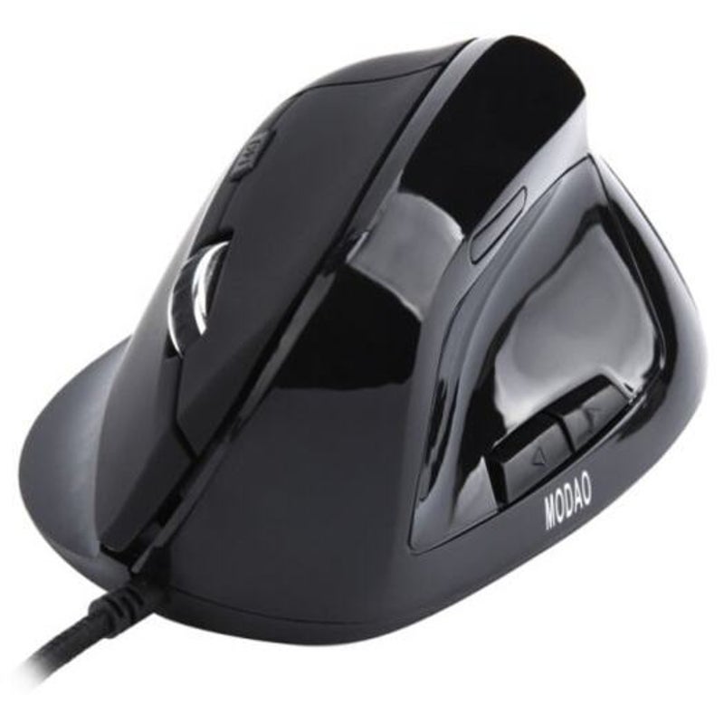 W30 Usb Wired Vertical Mouse Black