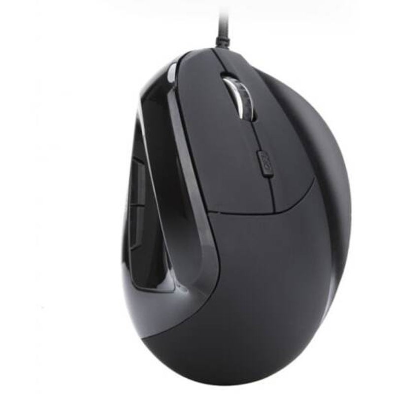 W30 Usb Wired Vertical Mouse Black