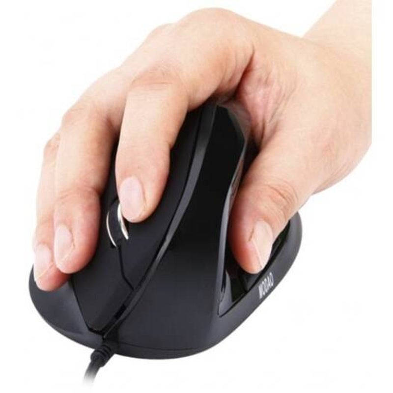 W30 Usb Wired Vertical Mouse Black